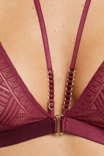 DOLLY SOUTIEN-GORGE SANS ARMATURES BORDEAUX
