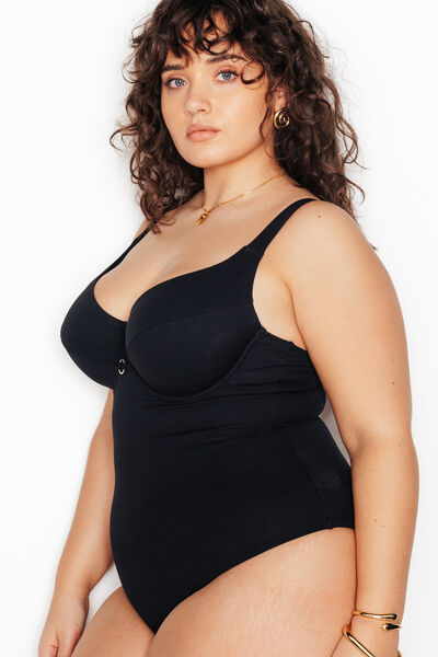 MALOU Maillot de bain 1 Pi&egrave;ce NOIR