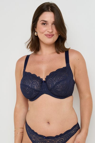 SOUTIEN-GORGE EMBOITANT GRANDE TAILLE DEN MARINE