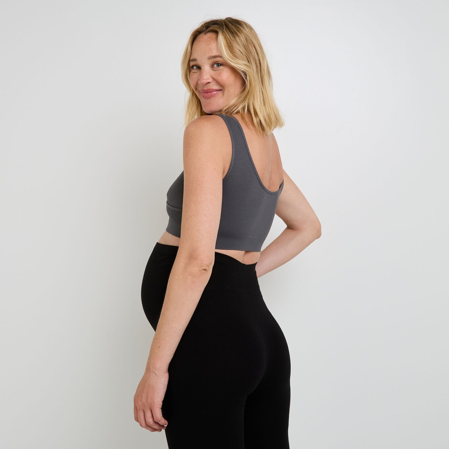 HERMIONE BRASSIERE GROSSESSE GRIS CLAIR
