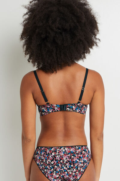 SYARA SOUTIEN-GORGE SANS ARMATURES NOIR/ROSE