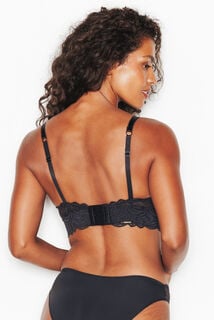 DENTELLE SOUTIEN-GORGE SANS ARMATURES NOIR