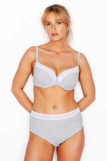 INFINITY SOUTIEN-GORGE AMPLIFORME COTON GRIS