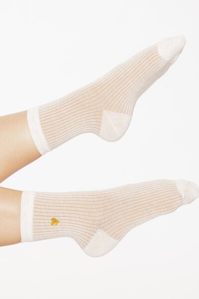 LOT DE 3 PAIRES DE CHAUSSETTES MULTICO MARRON