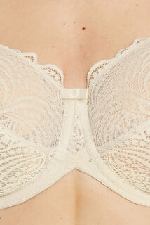 DENTELLE SOUTIEN-GORGE EMBOITANT DENTELLE ECRU