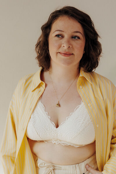 DENTELLE Soutien-gorge Post opératoire Triangle ECRU