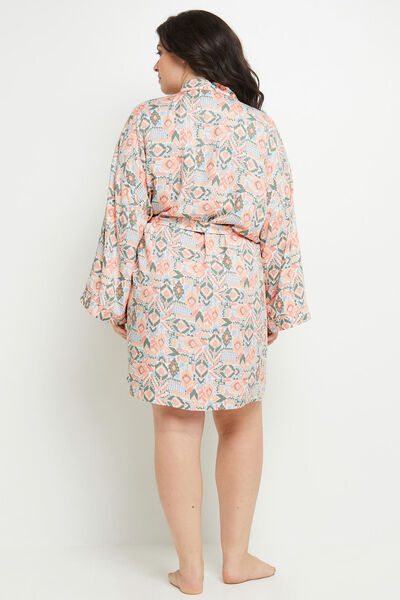 DANA KIMONO IMPRIME MULTICO ROSE