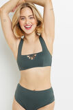 LISA MAILLOT DE BAIN BRASSIERE VERT FONCE