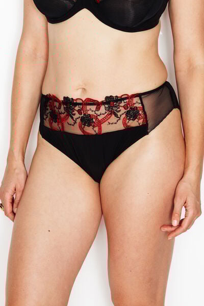 IMELDA CULOTTE GRANDE TAILLE MULTICO NOIR