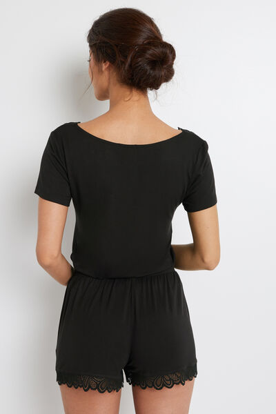 SHORT VISCOSE NOIR