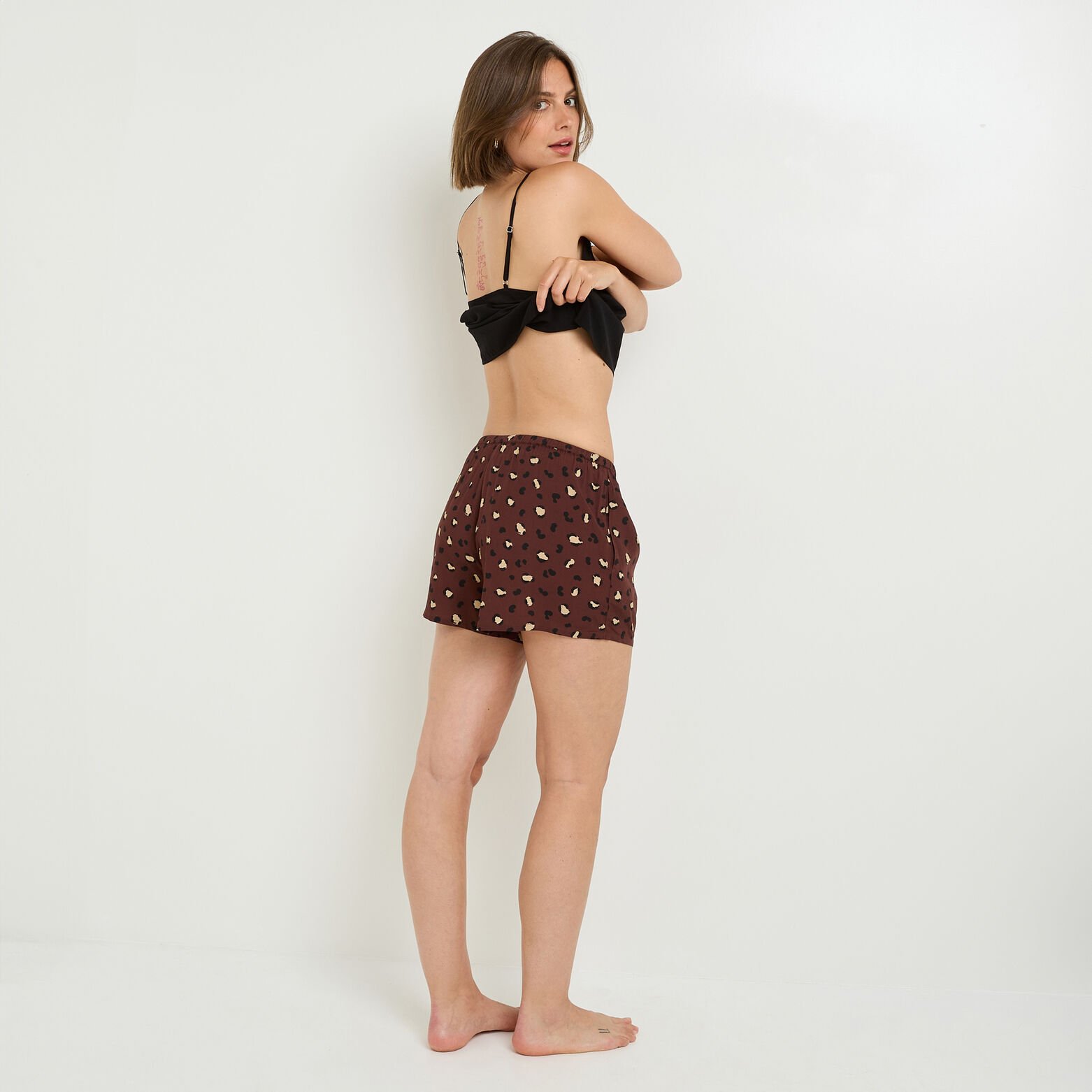 HAYA SHORT MULTICO MARRON
