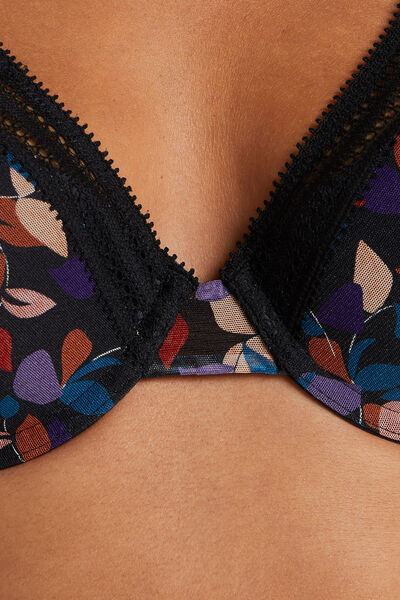 ANTONIA  SOUTIEN-GORGE AMPLIFORME  NOIR/ROSE