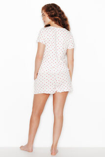 INSOMNIA PYJAMA 2 PIECES GROSSESSE MULTICO BLANC