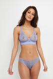 DENTELLE TANGA LILAS