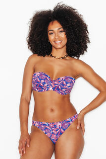 PUNCH MAILLOT DE BAIN CULOTTE MIDI MULTICO BLEU