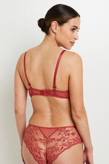 FLORENCE SOUTIEN-GORGE FOULARD BORDEAUX