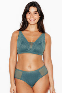 JULIANE SOUTIEN-GORGE SANS ARMATURES PETROLE