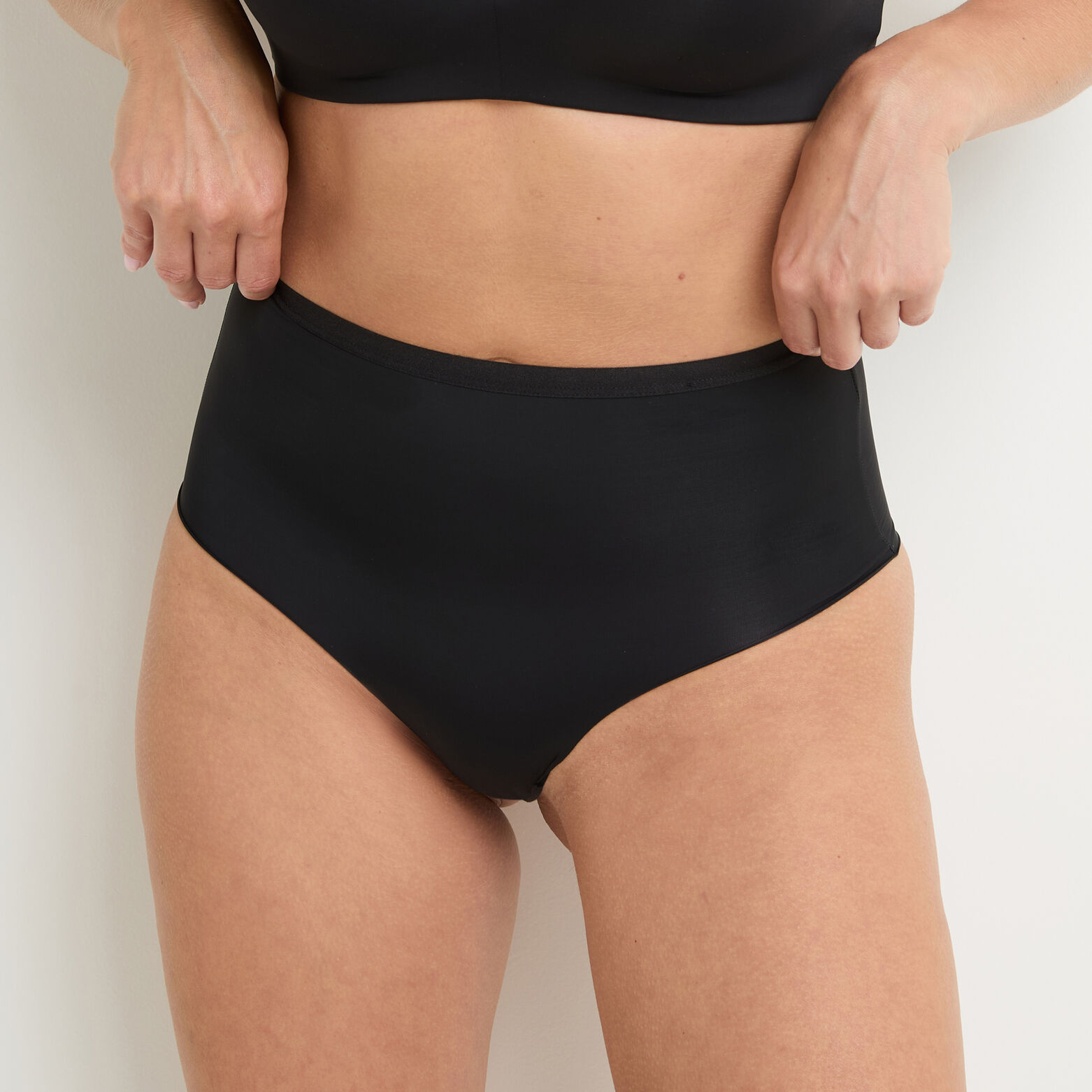 PERFECT CULOTTE TAILLE HAUTE MICROFIBRE NOIR