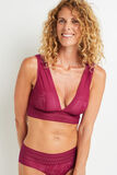 ALOA SOUTIEN-GORGE SANS ARMATURE FOULARD ROUGE