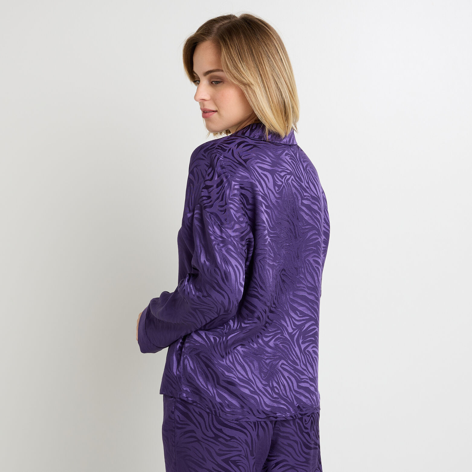FRIMOUSSE CHEMISE MANCHES LONGUES VIOLET