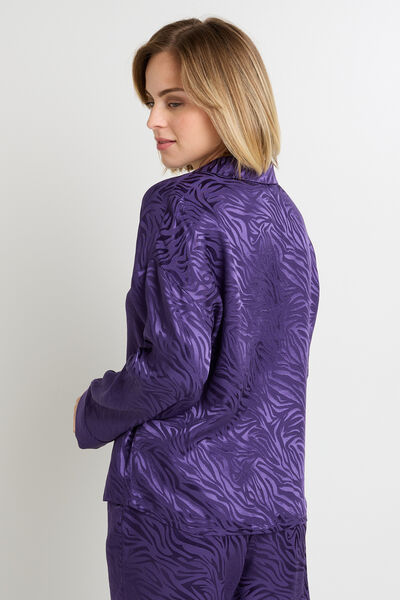 CHEMISE MANCHES LONGUES VIOLET