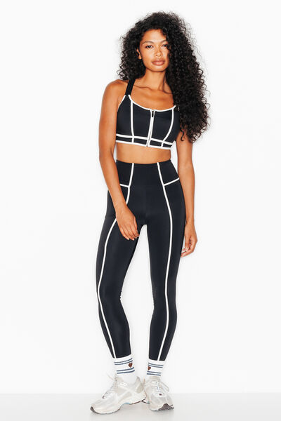 JIM LEGGING DE SPORT MULTICO NOIR