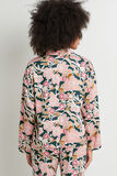 AROME CHEMISE DE PYJAMA VISCOSE VERT/ROSE