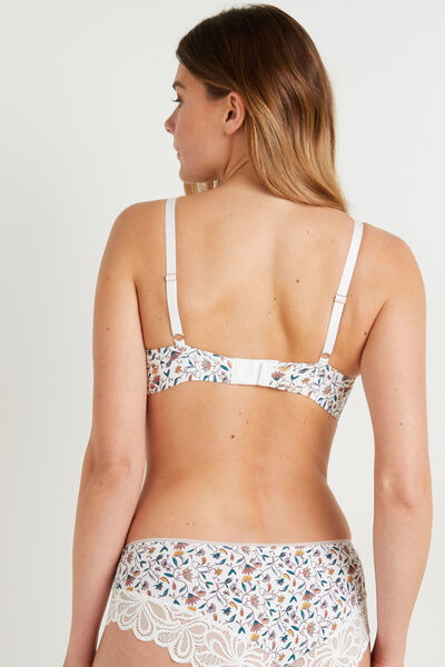 SYARA SOUTIEN-GORGE SANS ARMATURES MULTICO BLANC