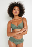 JADE MAILLOT DE BAIN CULOTTE HAUTE KAKI