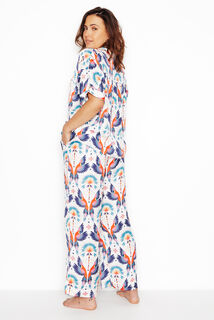 GIRLY PANTALON 7/8 MULTICO BLANC