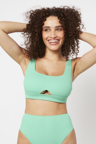 MAILLOT DE BAIN BRASSIERE VERT D'EAU