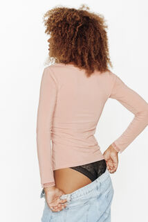 CANNELLE Tee-shirt manches longues BEIGE