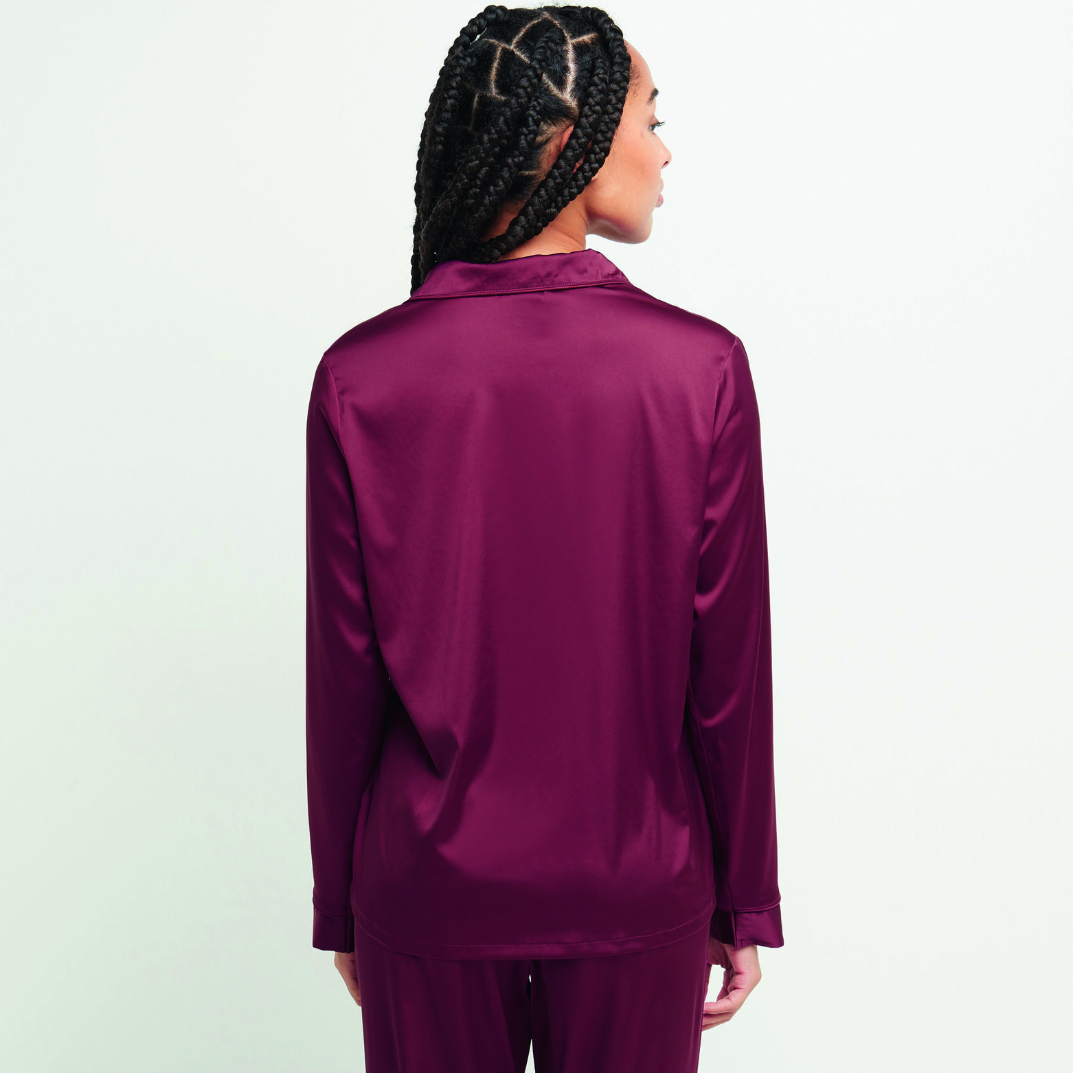 CHIMENE VESTE SATIN  ROUGE