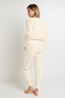 PANTALON DE PYJAMA ECRU