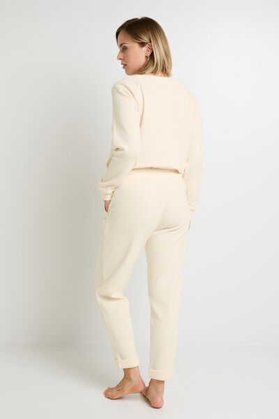 PANTALON DE PYJAMA ECRU