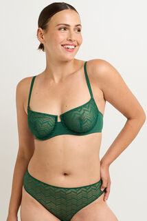 FANFAN SOUTIEN-GORGE CORBEILLE  VERT FONCE