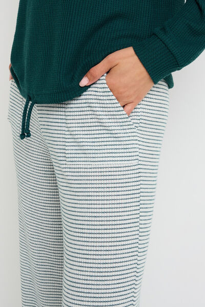 PANTALON DE PYJAMA MULTICO VERT