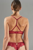 APOLLON SOUTIEN-GORGE PUSH UP DENTELLE BORDEAUX