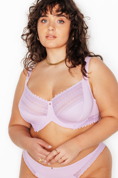 SOUTIEN-GORGE GRANDE TAILLE LILAS