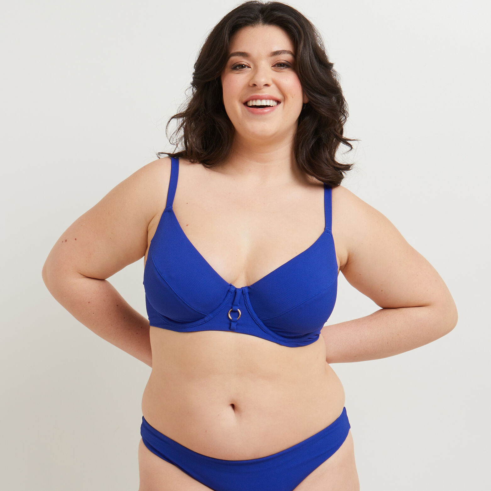 MALOU Maillot de bain Emboitant BLEU