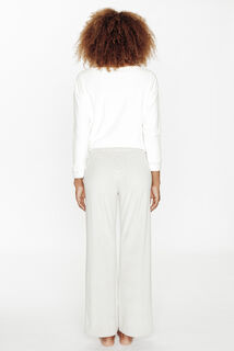 FLUFFY PANTALON DE PYJAMA VELOURS MULTICO BLANC