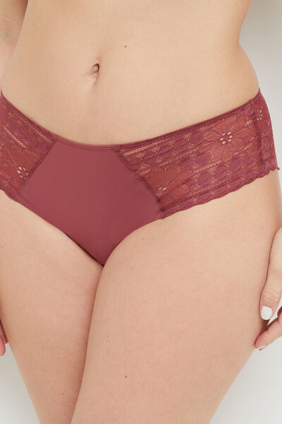 SHORTY DENTELLE ROSE