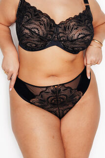 HESTER TANGA DENTELLE NOIR