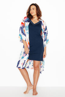 GIRLY KIMONO MULTICO BLANC