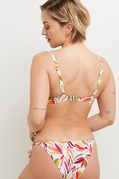 MAILLOT DE BAIN EMBOITANT COULISSE MULTICO BLANC