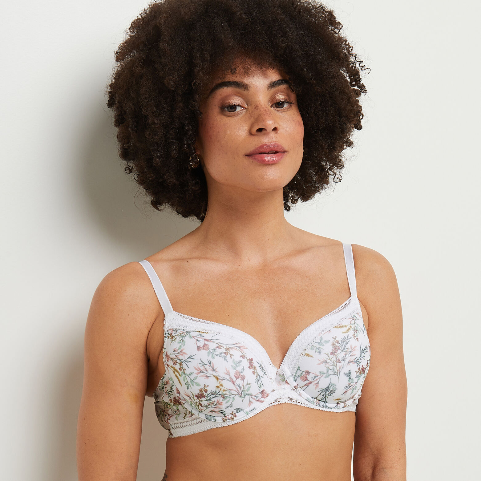 BEBEL SOUTIEN-GORGE AMPLI EMBOITANT MULTICO BLANC