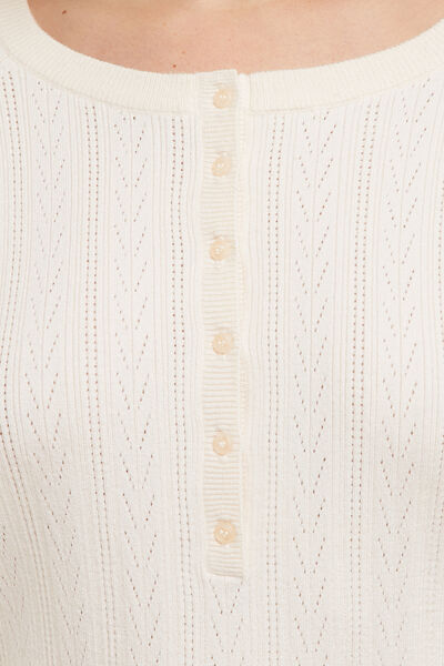 CAFE PULL VISCOSE ECRU