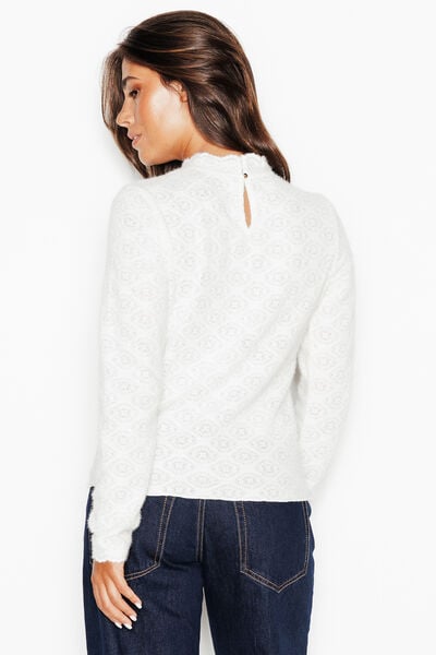 JORAYA TEE-SHIRT MANCHES LONGUES ECRU