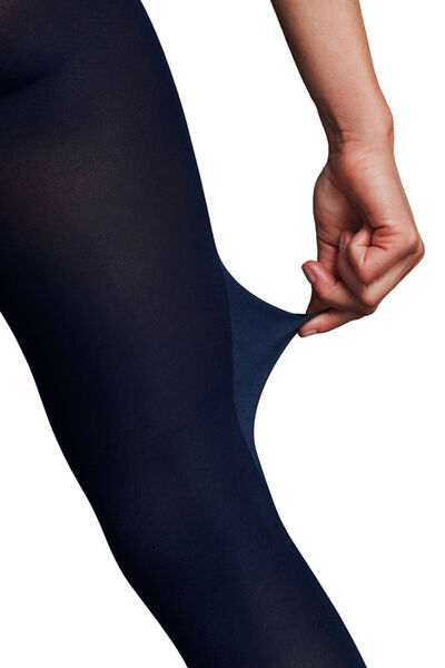 COLLANT UNI 60 DENIERS BLEU