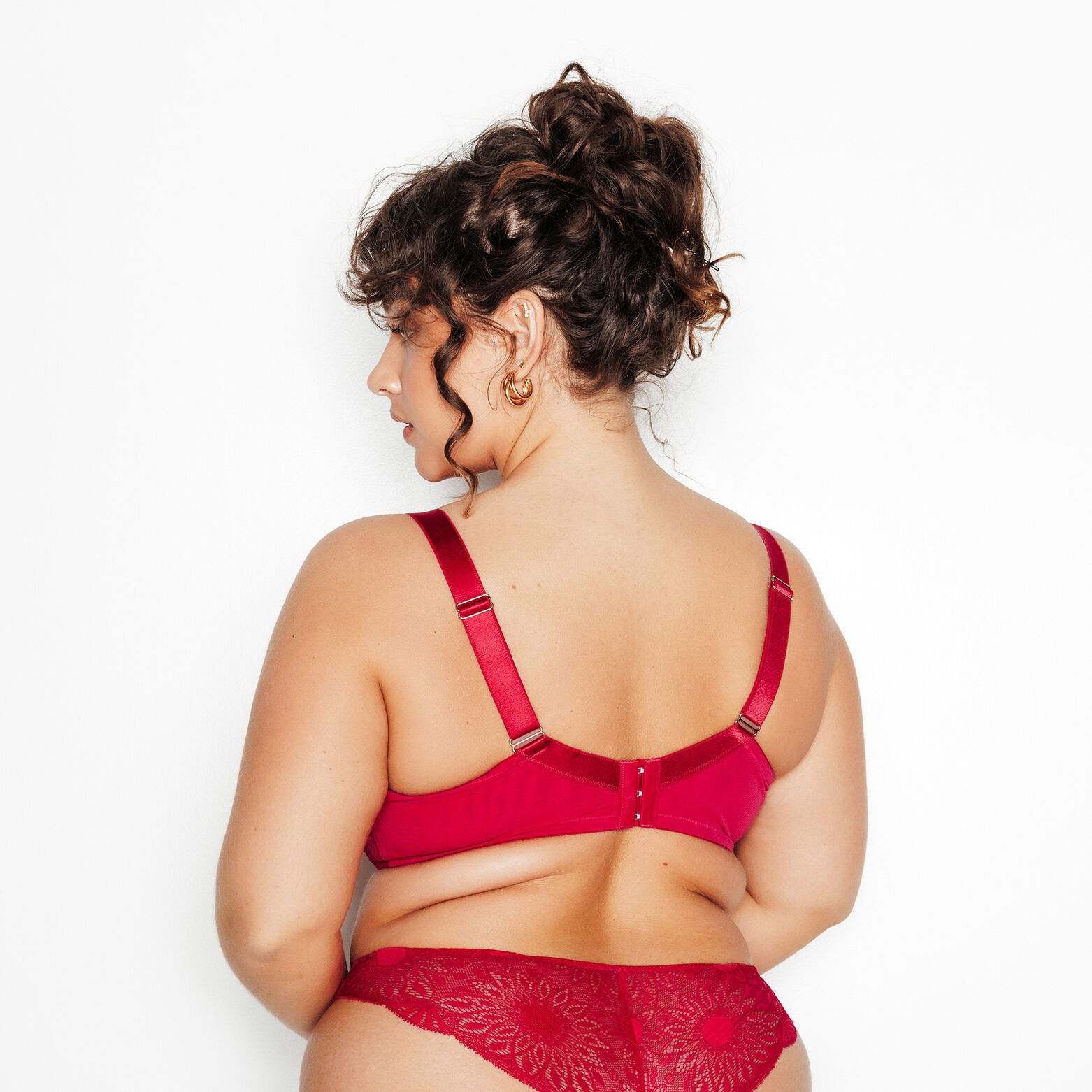 ISMA SOUTIEN-GORGE EMBOITANT DENTELLE ROSE